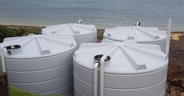 Joint rainwater tanks