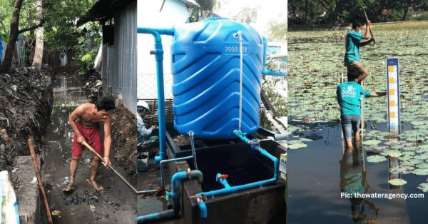 Rainwater Harvesting in Myanmar: Pic - Thewateragency com