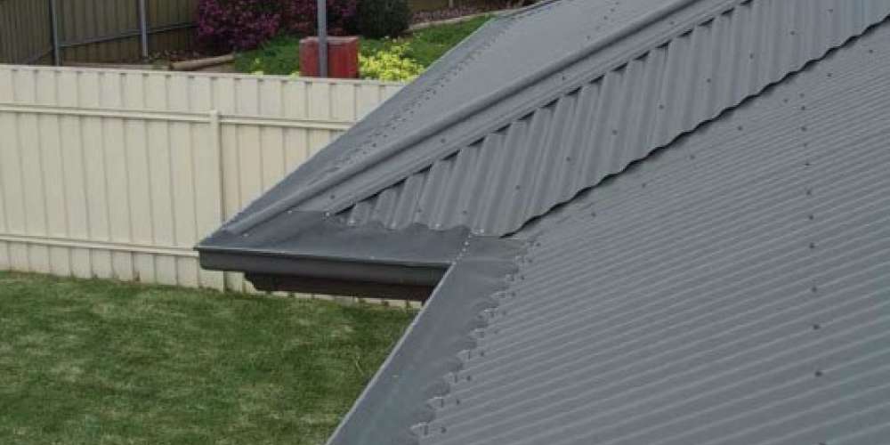Leaf guard roof