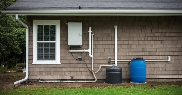 Guttering house