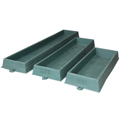 Feed troughs x3