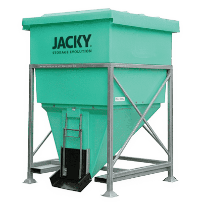 Side discharge JACKY® Bin