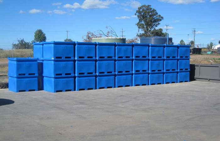 Procon Industrial Bins stacked