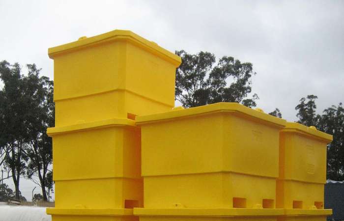Procon Industrial Bins stacked Yellow