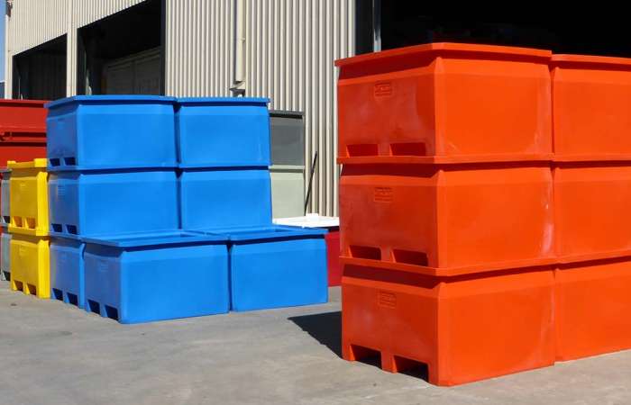 Procon Industrial Bins stacked