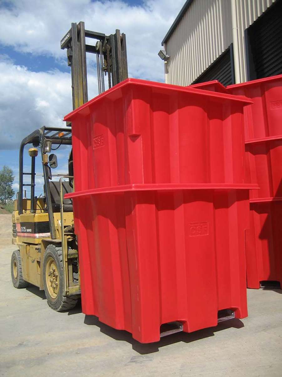 1200 Ltr Procon Pallet Bin, extremely resilient and resistant to breakage