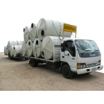 2100 Ltr Corrugated Rainwater Tank delivered on truck