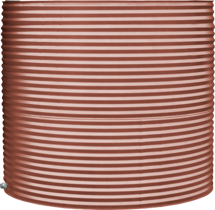 Orion Australia GRT12500B 12500 Ltr Aquaplate Steel Rainwater Tank in Manor Red