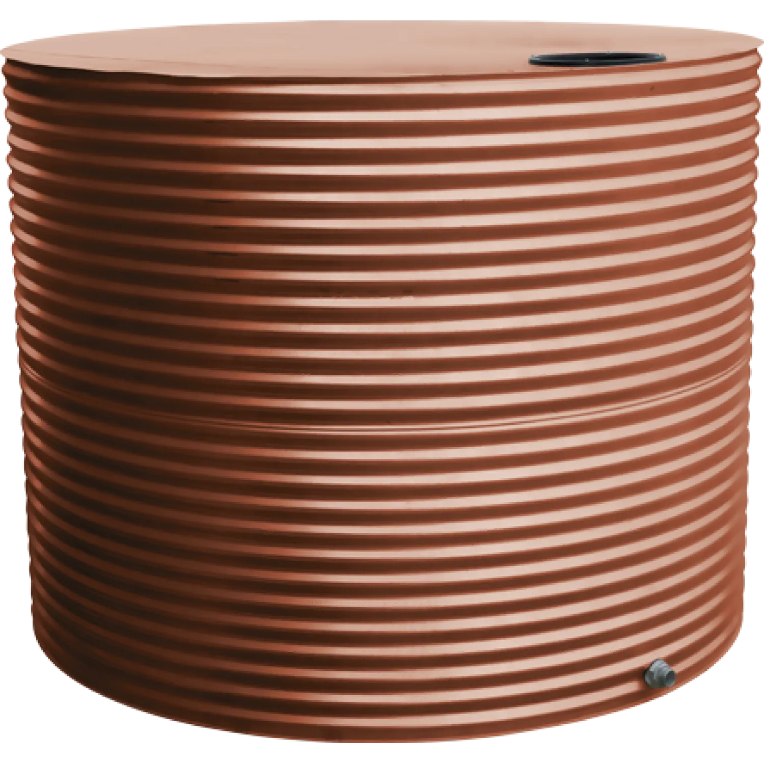 GRT10000B 10000 Ltr Aquaplate Steel Rainwater Tank in Manor red