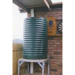500 Ltr Corrugated Rainwater Tank on stand