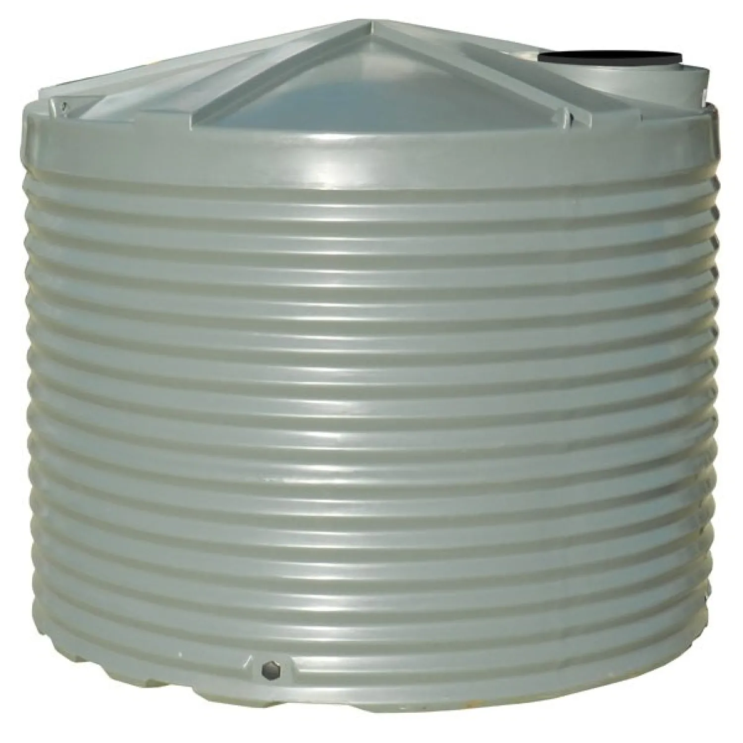 RT02100LP 2100 Ltr Corrugated Rainwater Tank in SLATE GREY