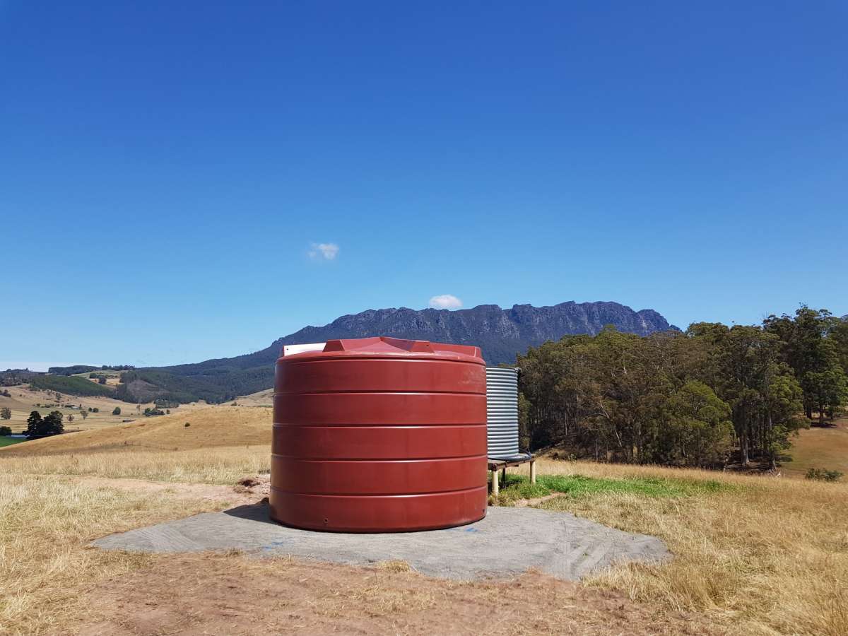 22000 Ltr Panelled Wall Rainwater Tank by Orion Australia