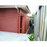 Two Orion Australia 2000 Ltr Corrugated Slimline Tanks used when space is a premium.