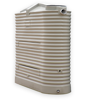 Slimline poly tank